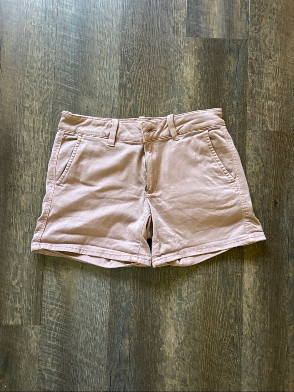 Women's Pink Casual Cotton Blend Shorts